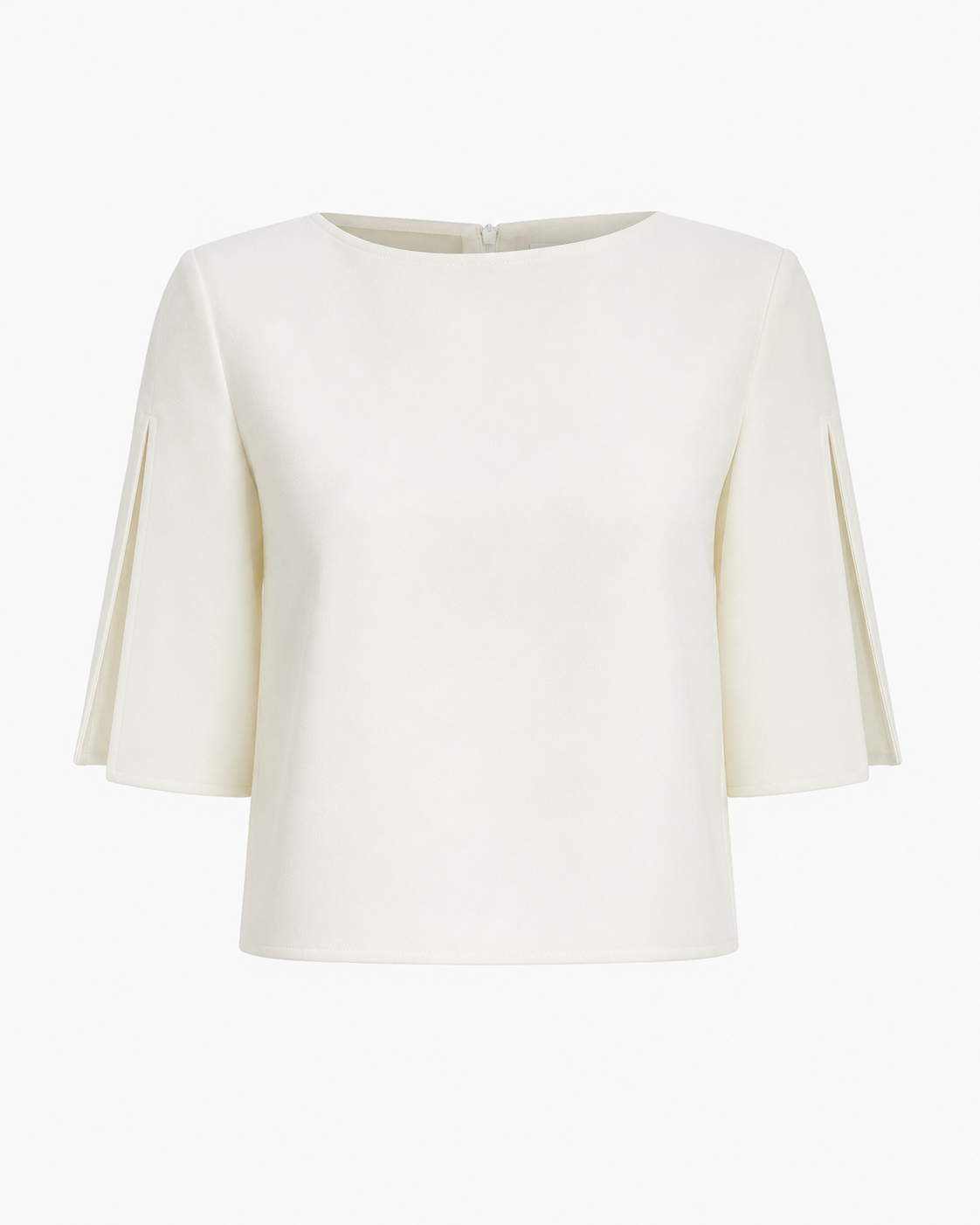 Split Sleeve Top — Burgundy
