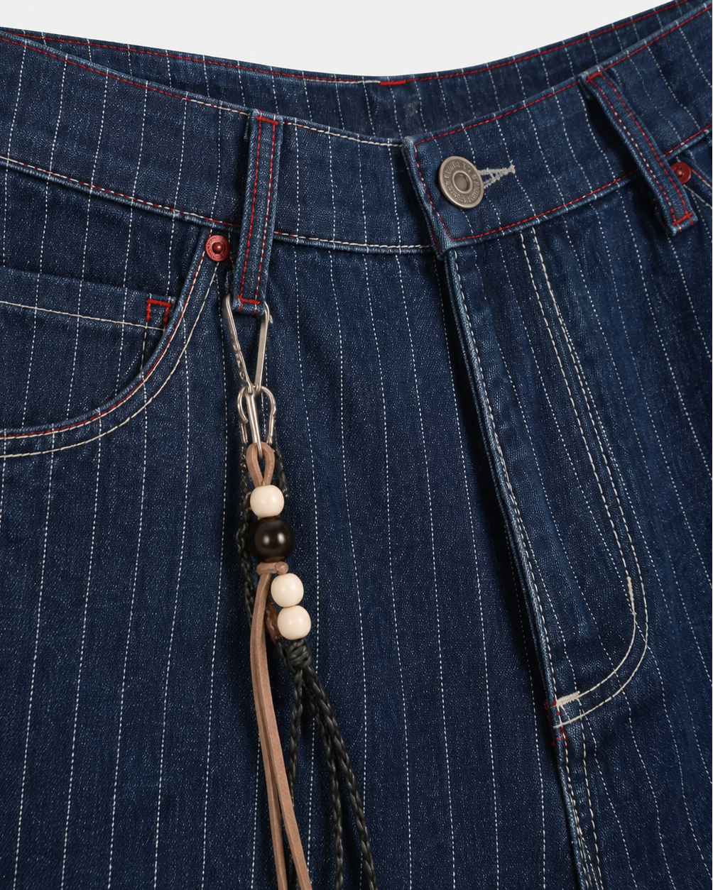 Baggy Denim Jeans — Blue